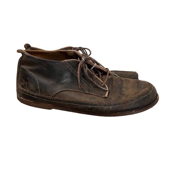 Olukai Mens Dark Brown Leather Honolulu Chukka Boots Lace Up Size 11 main image 6